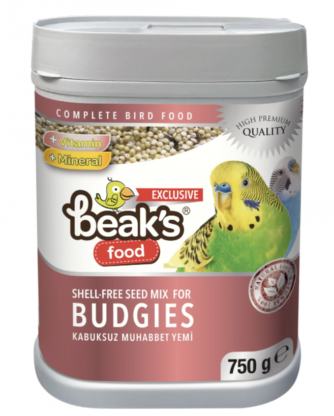 Beaks Kabuksuz Muhabbet Yemi 750 gr 8 Adet