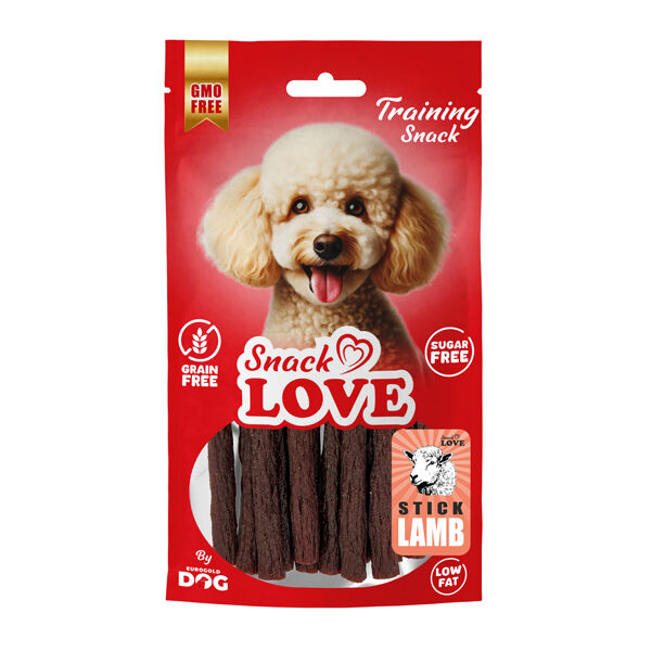 Snack Love Köpek Ödülü Çubuk Kuzu Etli Lamb Stick 11 cm Çap 1 cm 70 gr