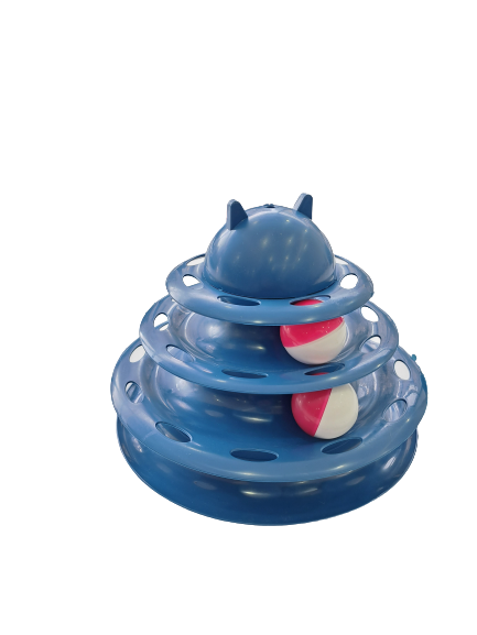 OLY ÜÇ KATLI KULAKLI KEDİ OYUNCAĞI