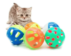Zilli Top Kedi Oyuncağı 4'Lü