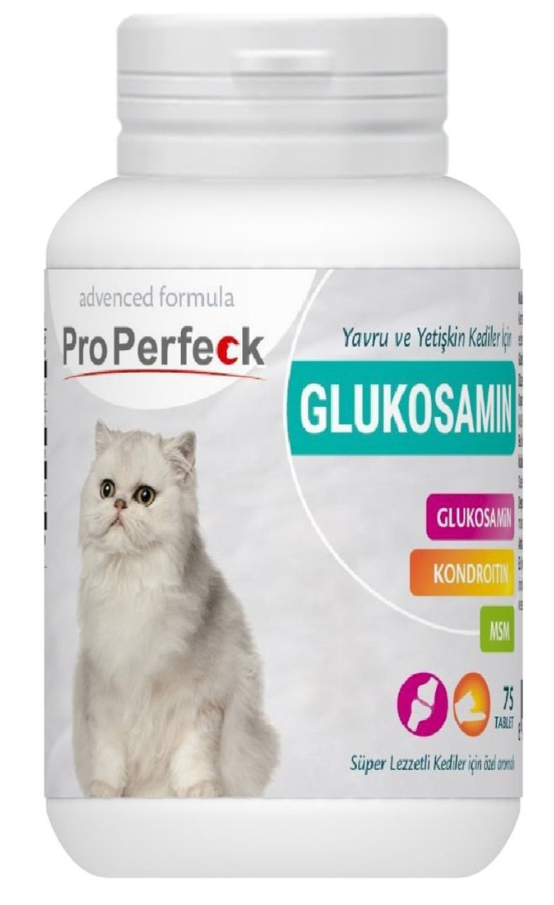 PRO PERFECK KEDİLER İÇİN GLUKOSAMIN 75 TABLET