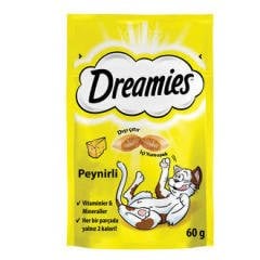 Dreamies İç Dolgulu Peynirli Kedi Ödül Bisküvisi 60gr x 6 Adet