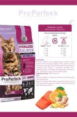 PREMİUM KISIRLAŞTIRILMIŞ SOMONLU PORTAKALLI KEDİ MAMASI 2 KG