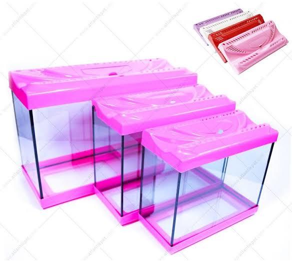 PLASTİK KAPAKLI AKVARYUM 3'LÜ SET