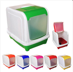 LÜX  KAPALI KEDİ TUVALET KABI EN:37 Cm Boy:48 Cm Yükseklik:42 Cm