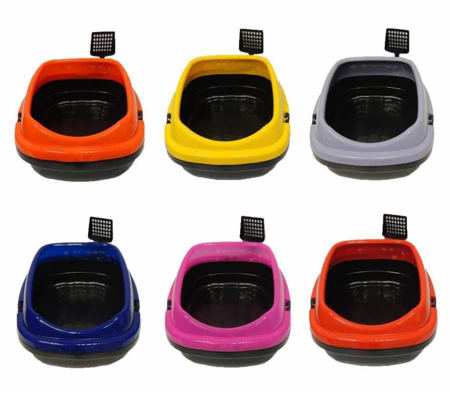 COMFORT AÇIK KEDİ TUVALET KABI 49.5 x 40 x 22 cm 6 Adet