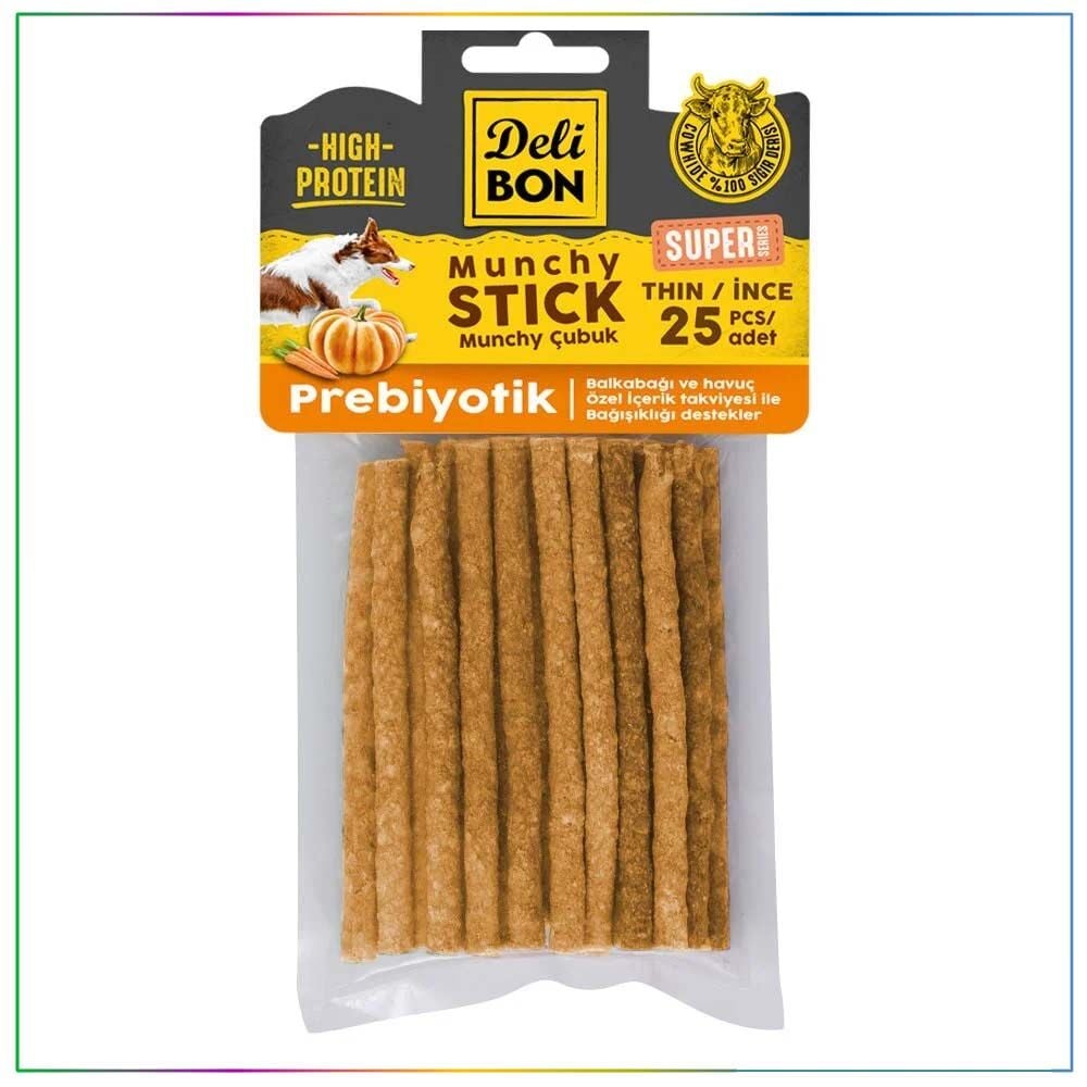 Delibon Super Munchy Çubuk Prebiyotik İnce 25'li