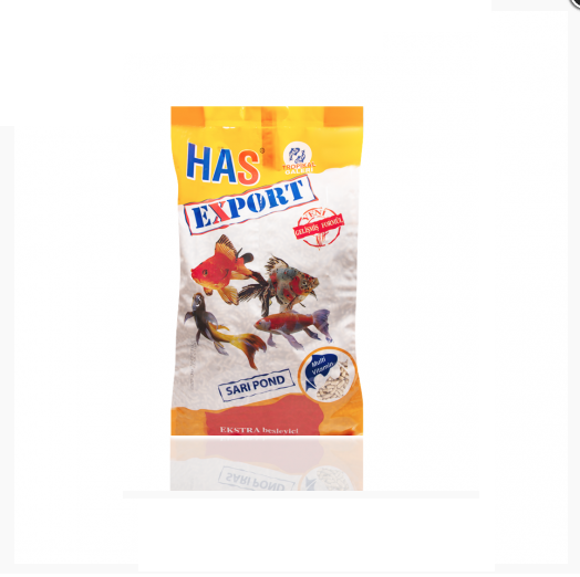 HAS Sarı Sade Balık Yem 1 Kg