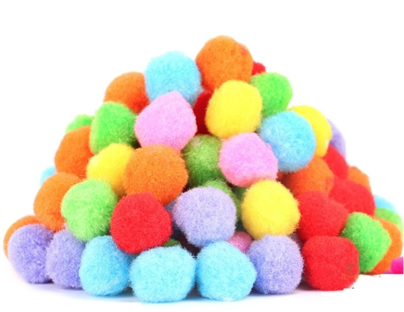 4 Cm Peluş Top 100 Lü