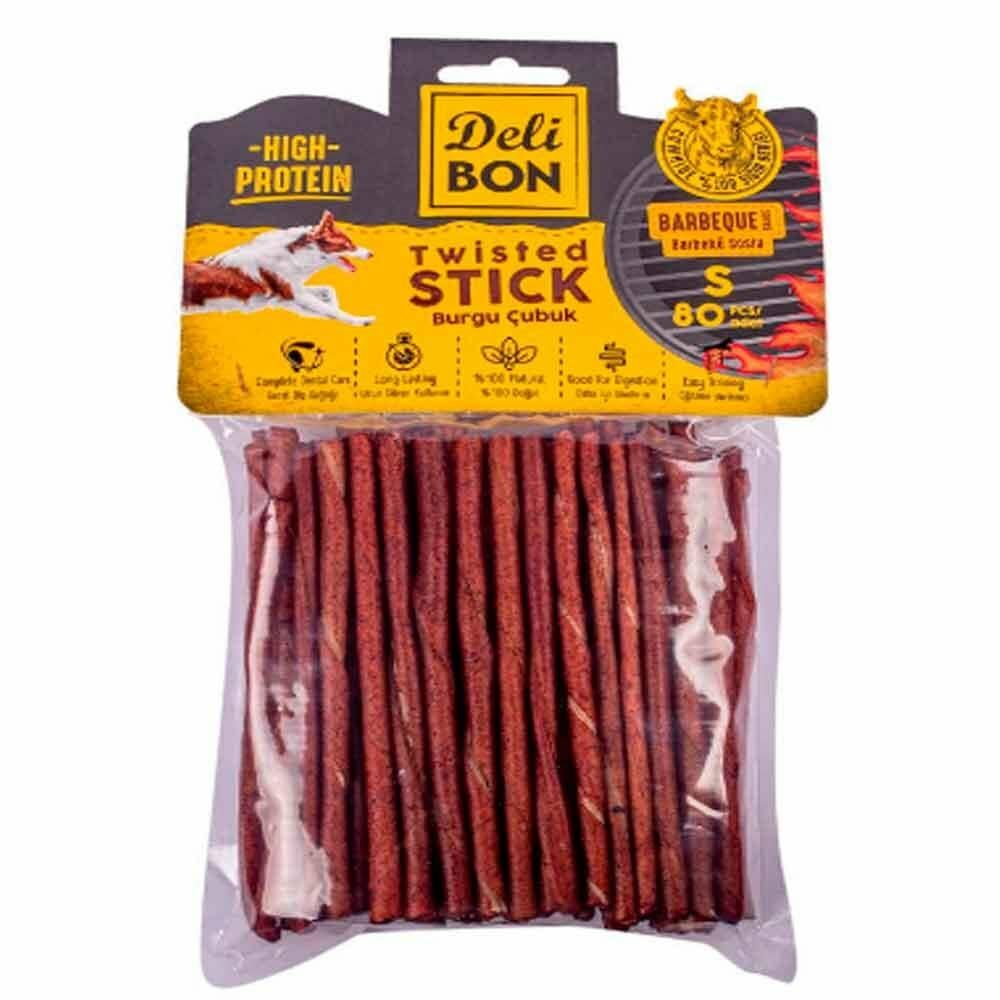 Delibon Burgu Çubuk Barbekü Soslu 80 Li Paket İnce