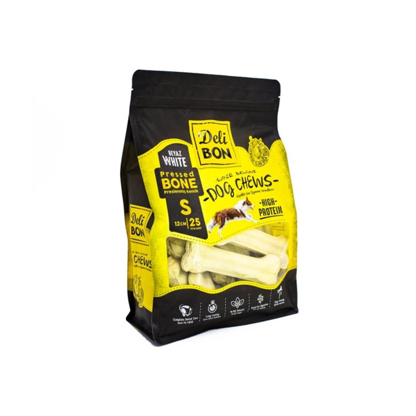 Delibon Deri Beyaz Pres Kemik 12cm S 25'li