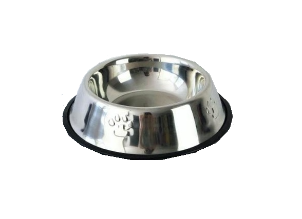 Pati Desenli Kedi Köpek Çelik Mama Kabı 8 Öz