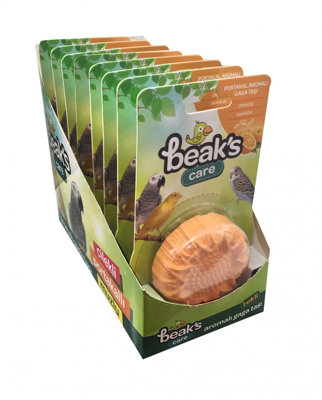 BEAKS Portakal Aromalı Gaga Taşı - Tekli 8'li