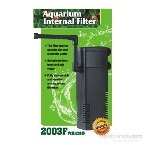Venusaqua 2003F 600Lt/H Akvaryum İç Filtre 12 Watt