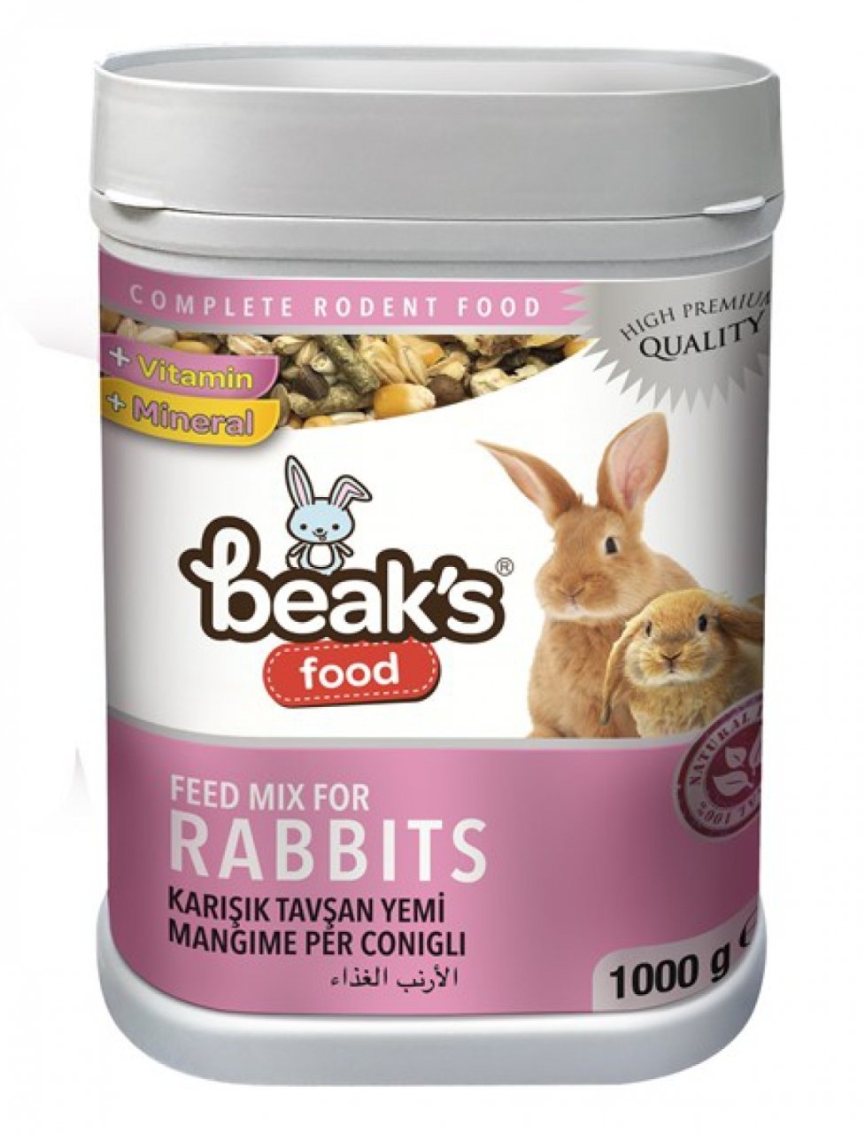 BEAKS Tavşan Yemi 1000 Gr