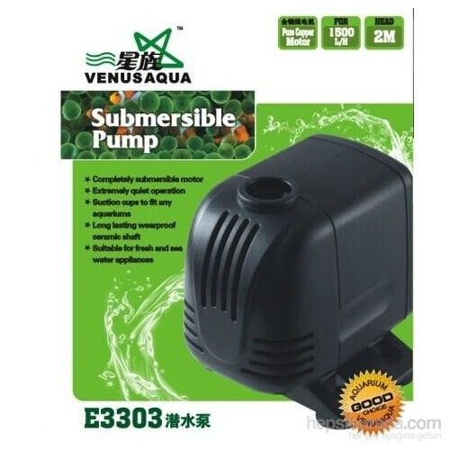 Venus Aqua Akvaryum Kafa Motoru E3303 1500 L/S 26W