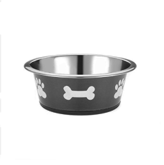 Pati Desenli Siyah Mama Su Kabı 12Cm 300Ml