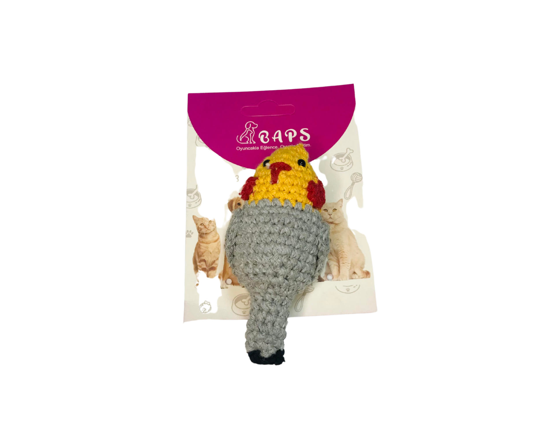 Catnipli Sultan Kuşu Amigurimi Oyuncak