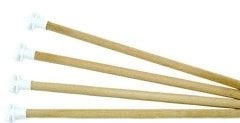 Plastik Tünek Başlıklı Tahta Tünek 12 mm 40 cm 20 Adet
