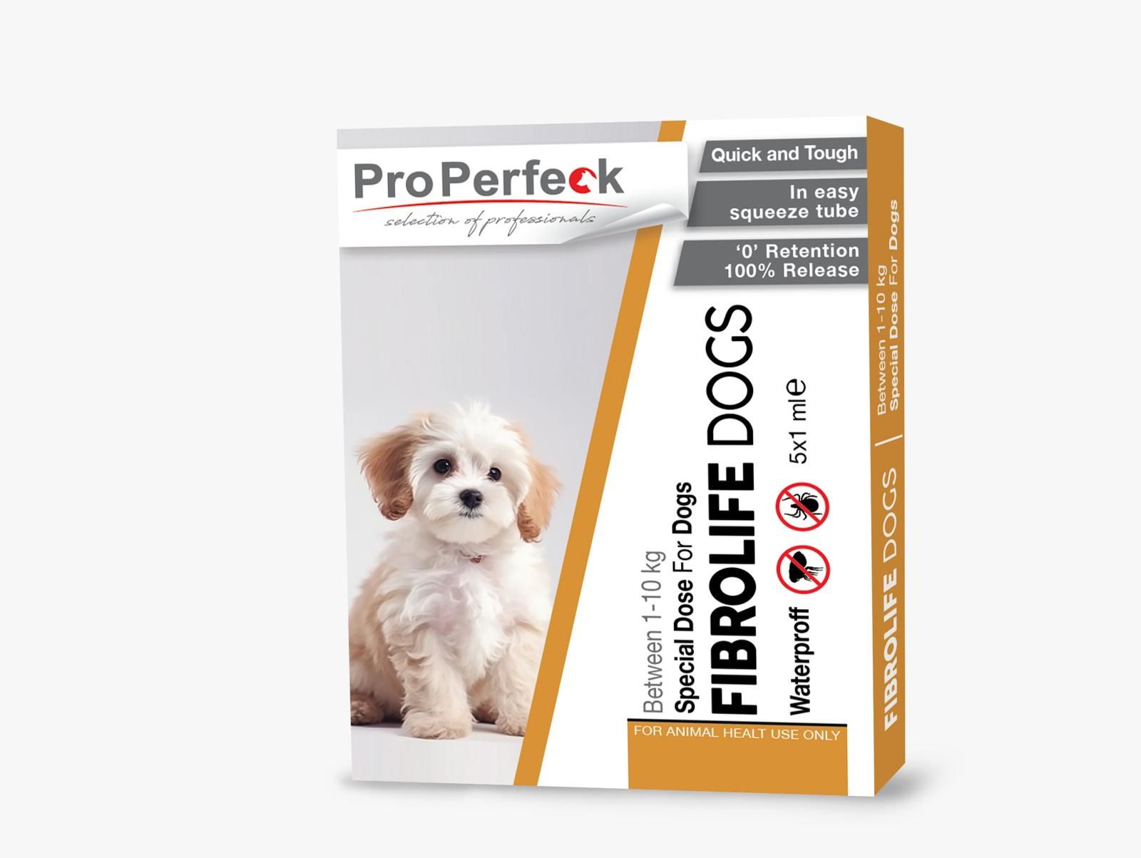 Pro Perfeck Bitkisel Köpek 1-10 Kg Dış Parazit Damlası (Bit ve Pire) 5 X 1 ML