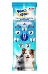 BioPetActive Kedi ve Köpek İçin Islak Temizlik Havlusu 25 Adet