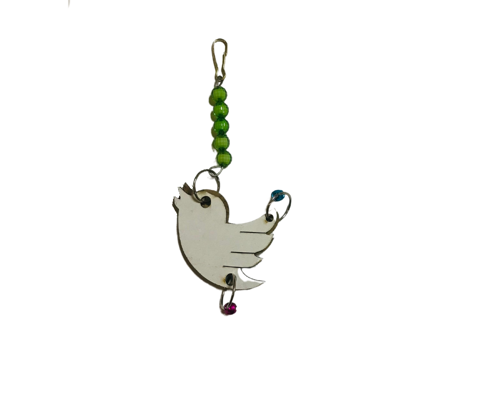 Ahşap Kuş Oyuncağı 10'Lu