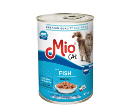 Mio Balıklı Parça Etli 415 Gr Kedi Konservesi 10 Adet