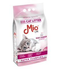 Mio Pudra Kokulu İnce Bentonit Kedi Kumu 10 Lt