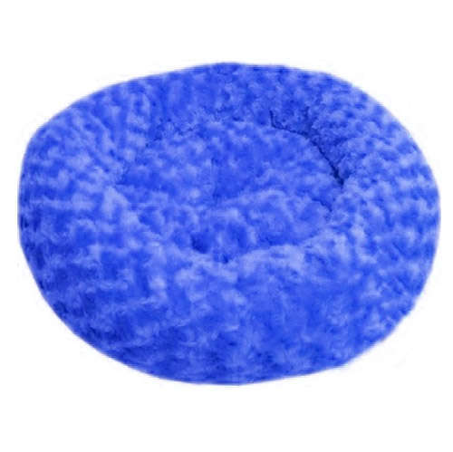 SİMİT YATAK PELUŞ MAVİ 55x55