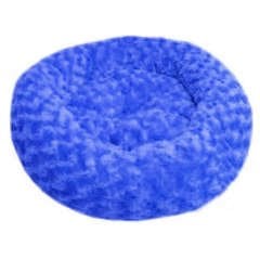 SİMİT YATAK PELUŞ MAVİ 55x55