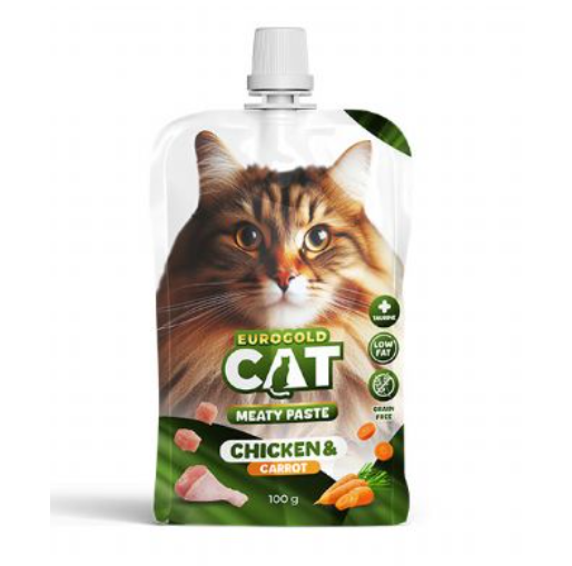 EuroGold Cat Et Ezmesi Tavuk-Havuç 100 Gr