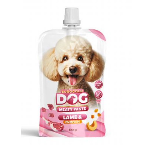 EuroGold Dog Et Ezmesi Kuzu-Balkabağı 100 Gr