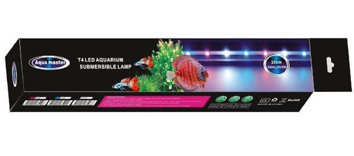 Aqua Master 20 cm Beyaz-Pembe Su İçi Led Lamba