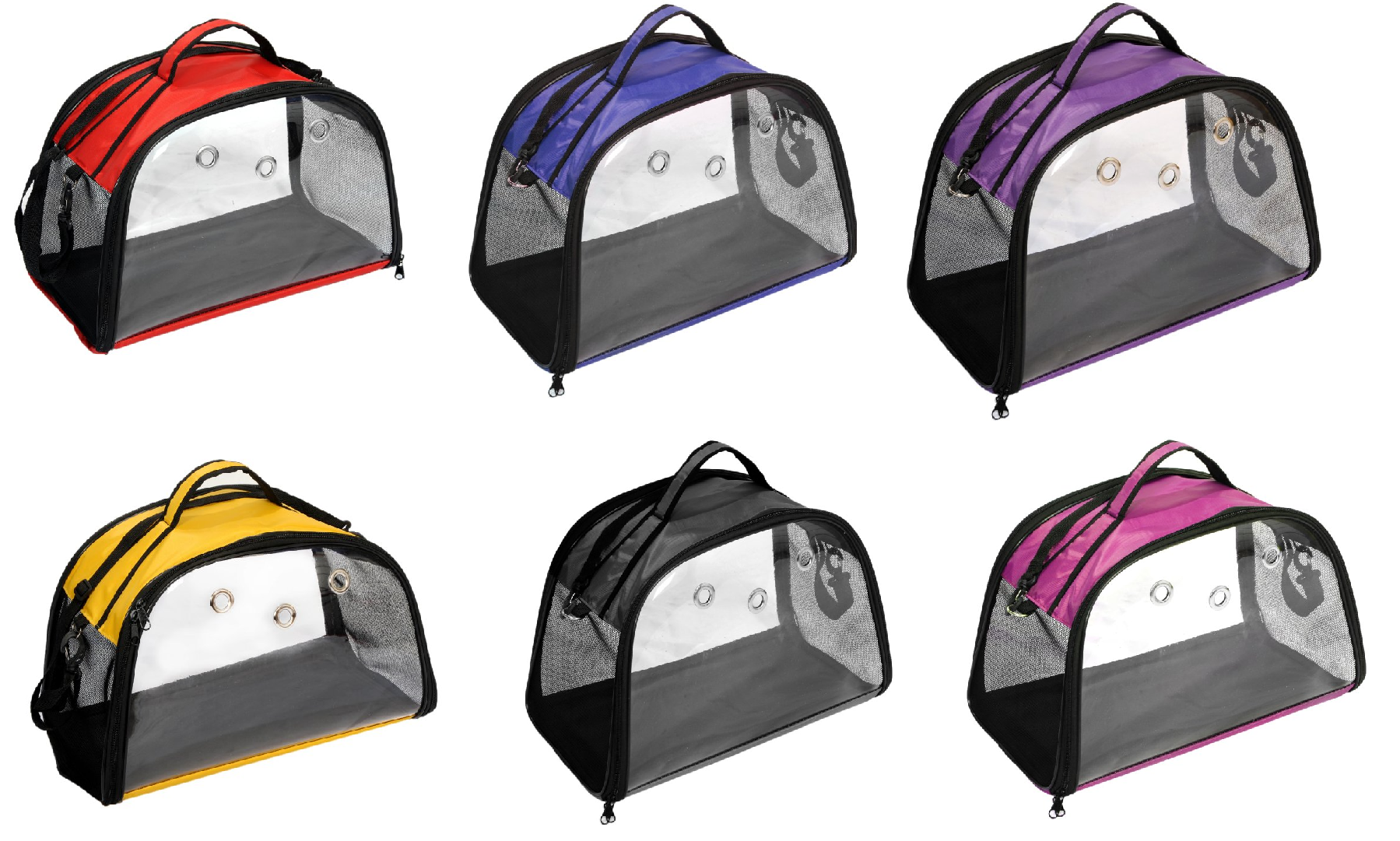 FLAYBAG ŞEFFAF ÇANTA FİLELİ BÜYÜK BOY 49X33X28 CM