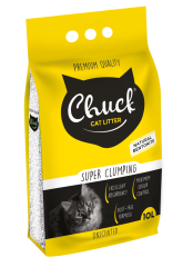 Chuck 10 Litre Parfümsüz İnce Bentonit Kedi Kumu