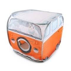 Vintage Kedi Evi Minibüs75x58x58 cm