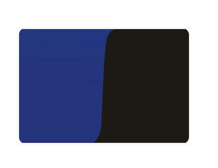 Çift Taraflı Poster Mavi Siyah 30cm-15mt