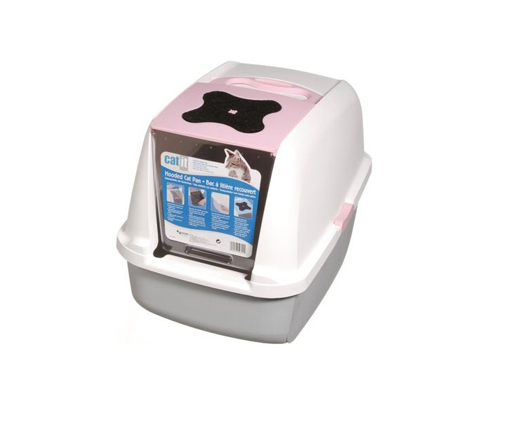 Catit Kapalı Kedi Tuvalet Kabini Pembe