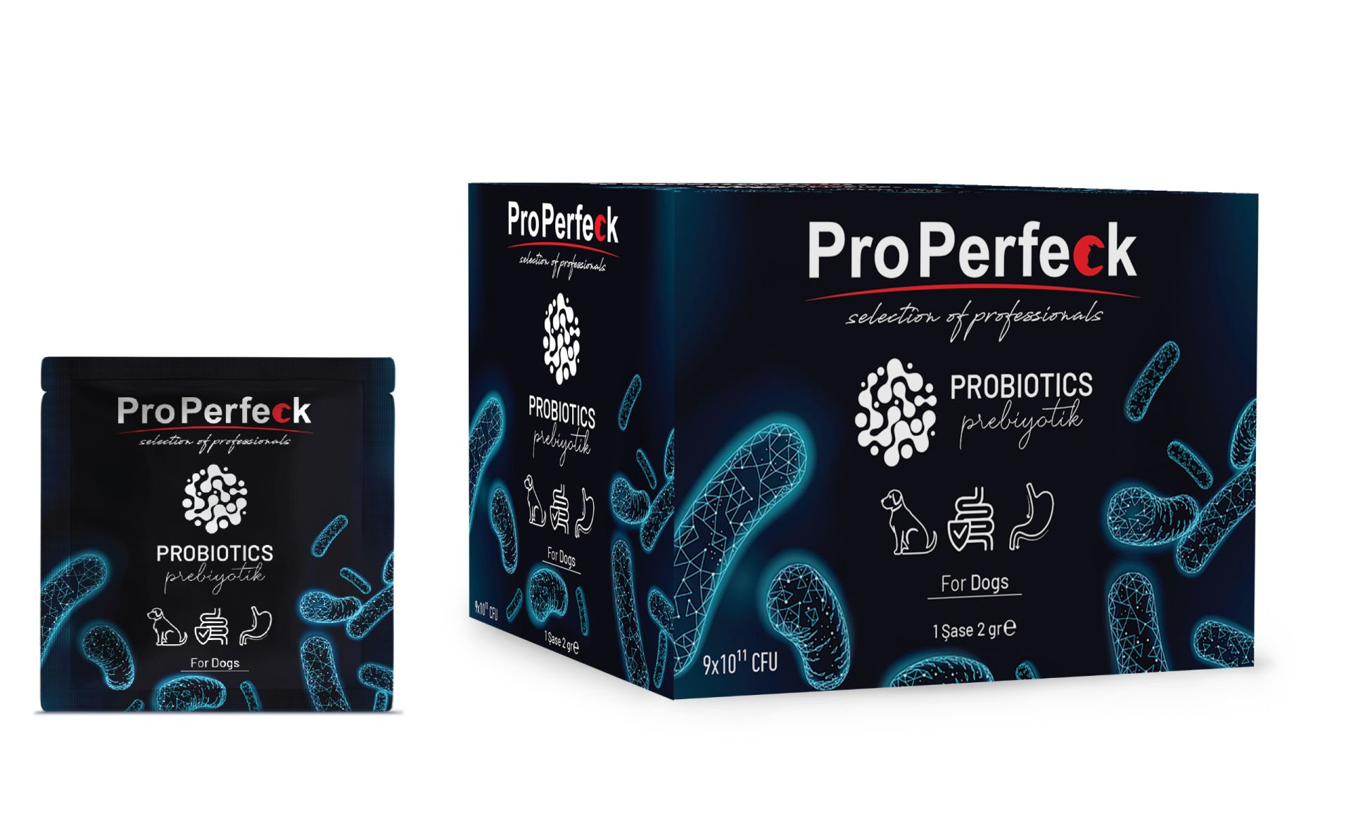 PRO PERFECK PROBİYOTİK 2 GR X 30 ADET Köpekler İçin Sindirim Sistemi Düzenleyici -Bağışıklık Güçlendirici