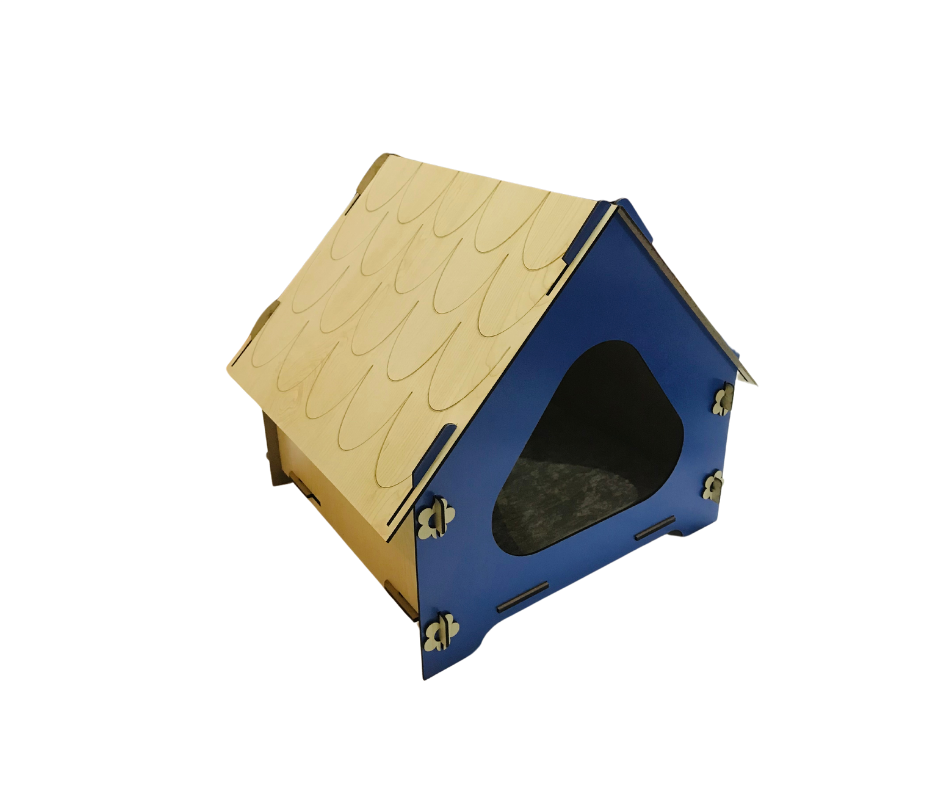 AHŞAP KEDİ EVİ