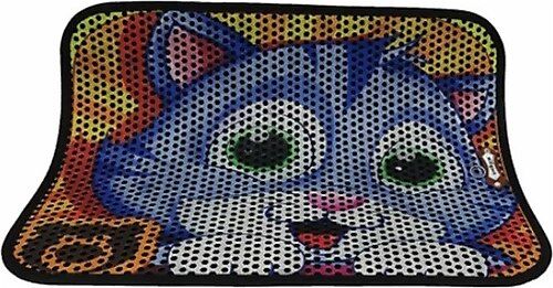 Baskılı Eko Elekli Kedi Paspası