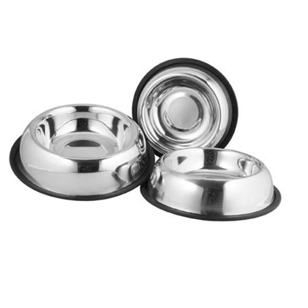 Çelik Mama Kabı Oval 16 Oz 15.5 Cm