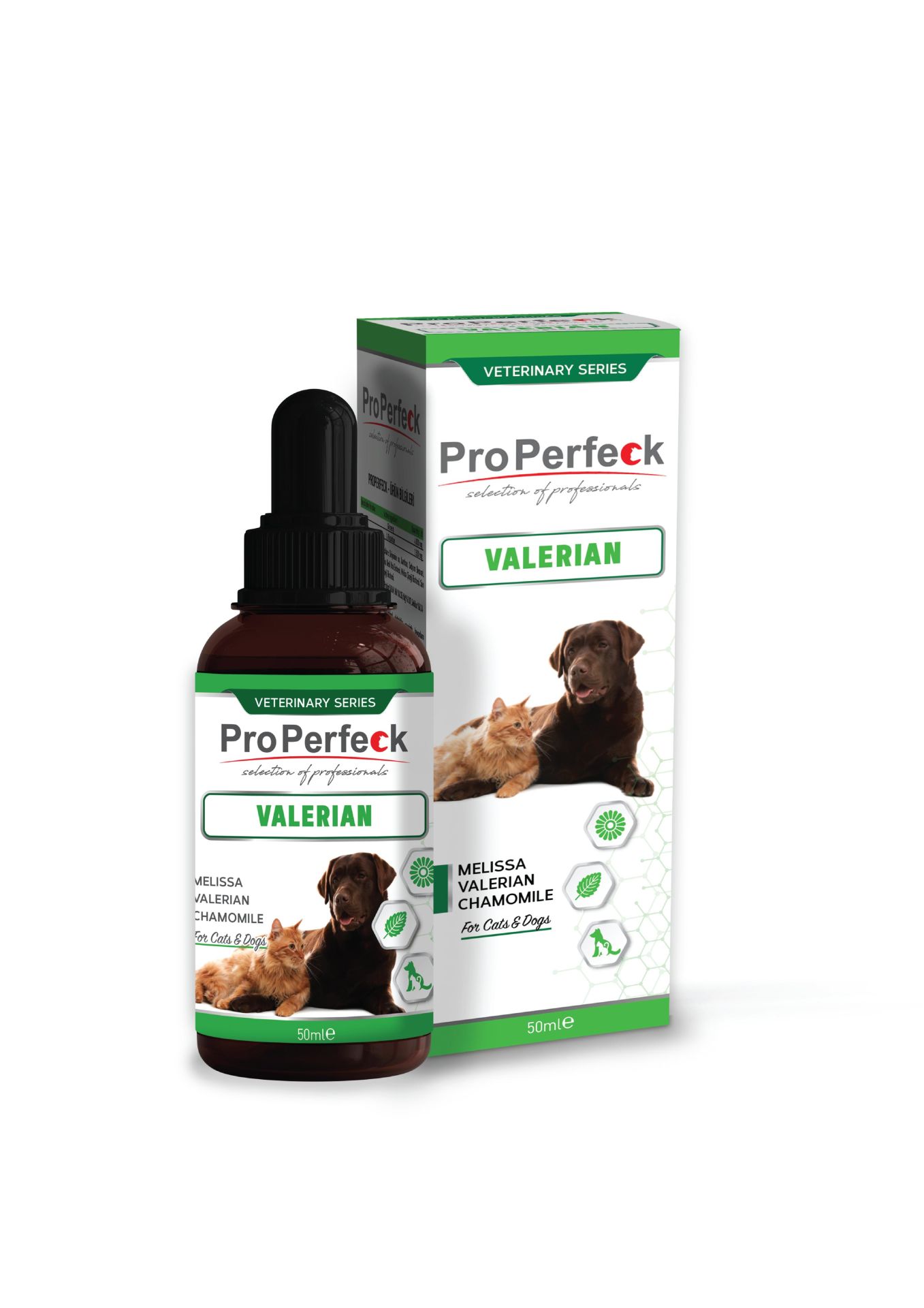 PRO PERFECK KEDİ VE KÖPEK VALERIAN SAKİNLEŞTİRİCİ DAMLA  50 ML