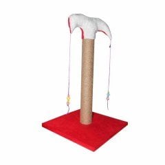 4 Adet Şapkalı Tırmalama Tahtası 60 Cm