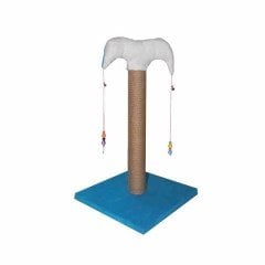 4 Adet Şapkalı Tırmalama Tahtası 60 Cm