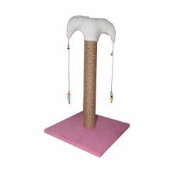 4 Adet Şapkalı Tırmalama Tahtası 60 Cm