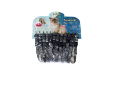 EuroCat Kedi Boy. Tas. Deri Des.10mm/28cm 12Li Gri