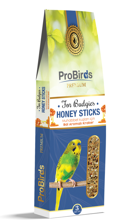 PRO BİRDS 3'lü Ballı Muhabbet Krakeri 10'LU