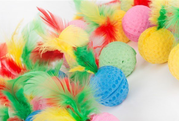 4 Cm Tüylü Sünger Top 60'Lı