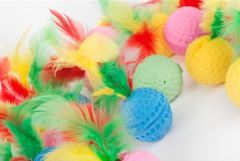 4 Cm Tüylü Sünger Top 60'Lı